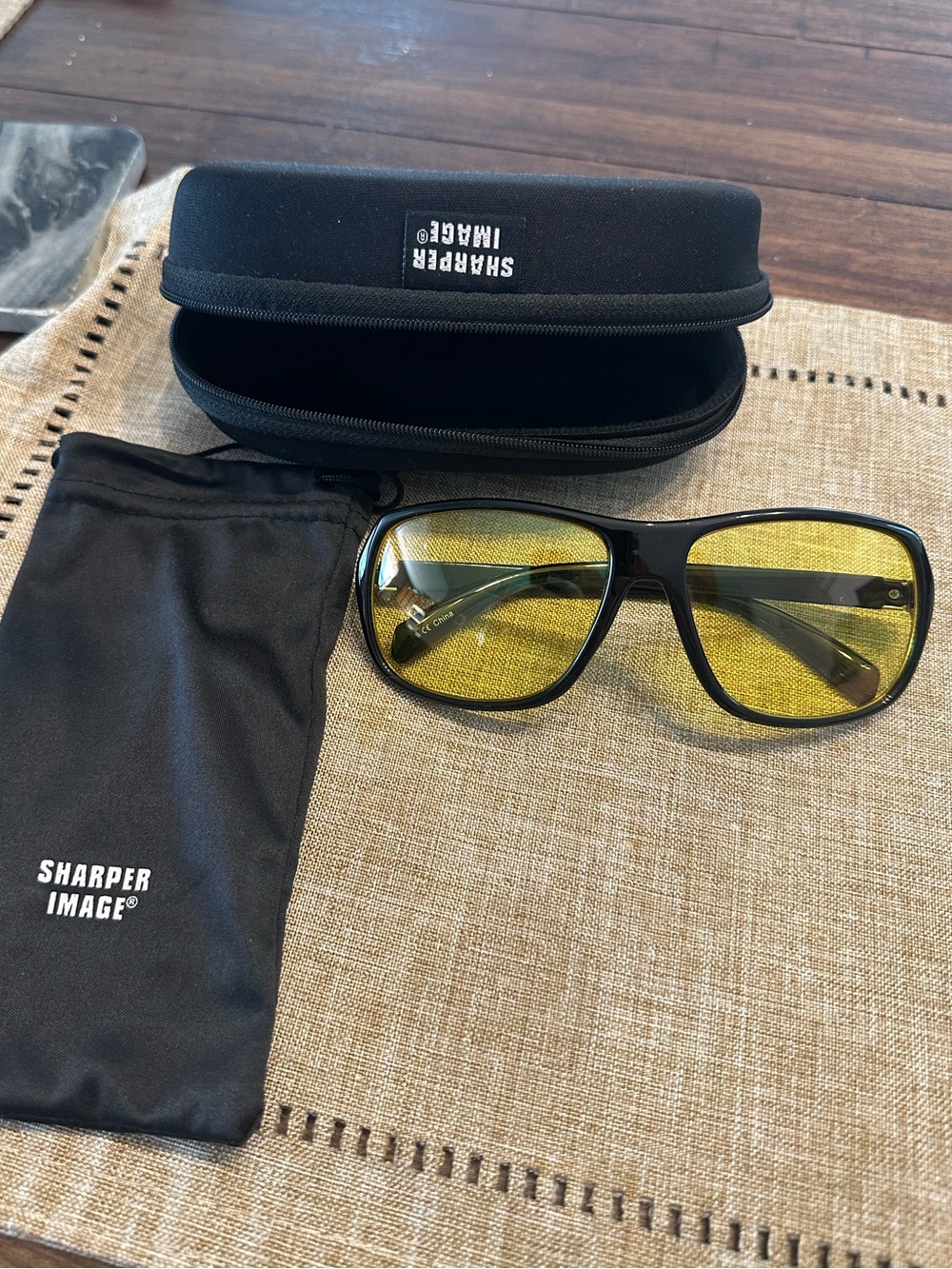 Sharper Image Yellow-Tinted Night Driving Glasses